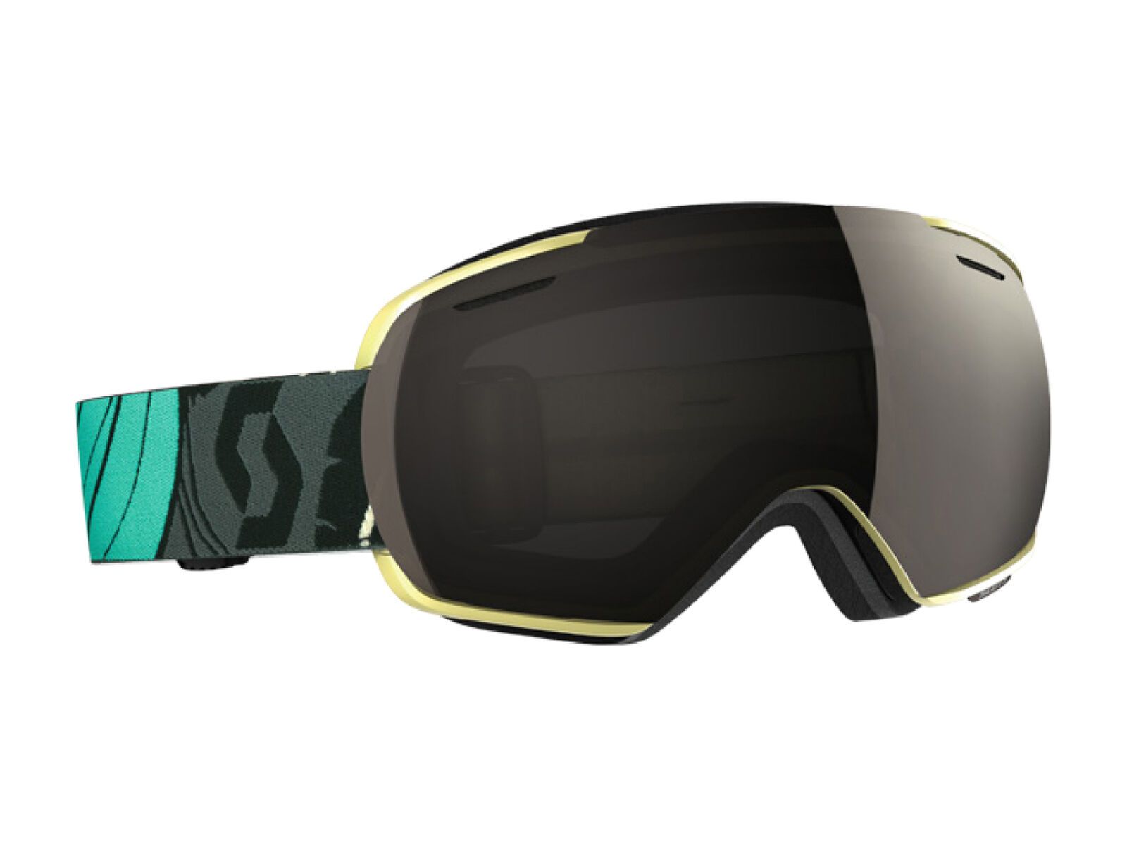 Scott Linx inkl. Wechselscheibe, soft yellow black/Lens: solar black chrome - Bild 1