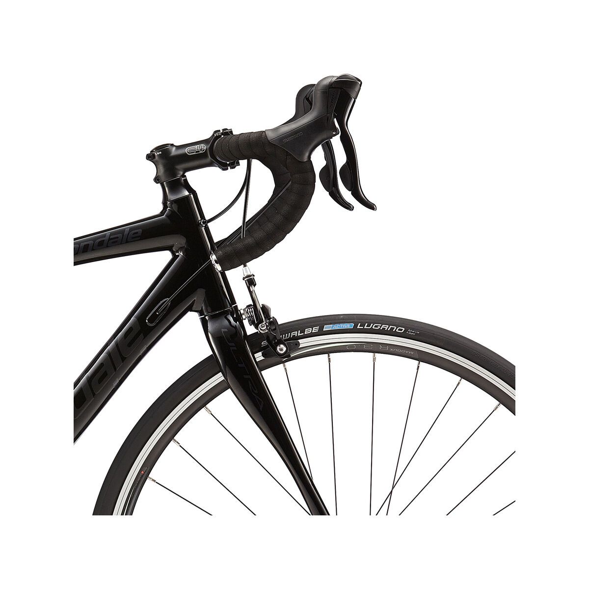 Cannondale Synapse Womens Sora, jet black with sea and super sparkle grey - Bild 5