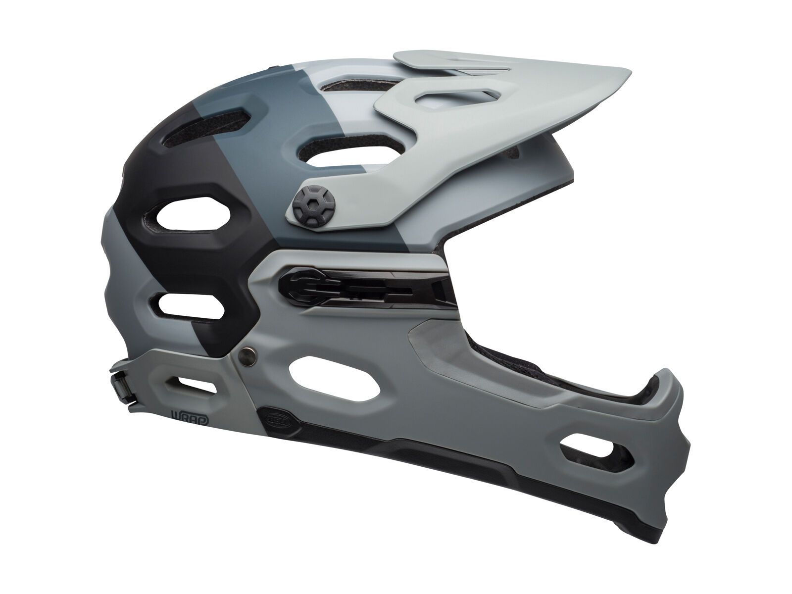 Bell Super 3R MIPS Downdraft, matte gray/gunmetal - Bild 3