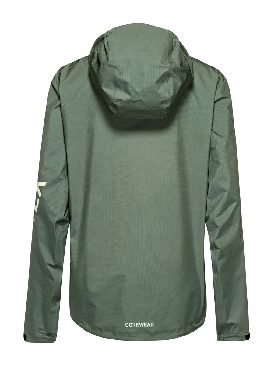 GOREWEAR Lupra 2.0 Gore-Tex Logo Kapuzenjacke Damen, slate green/spring green - Bild 3