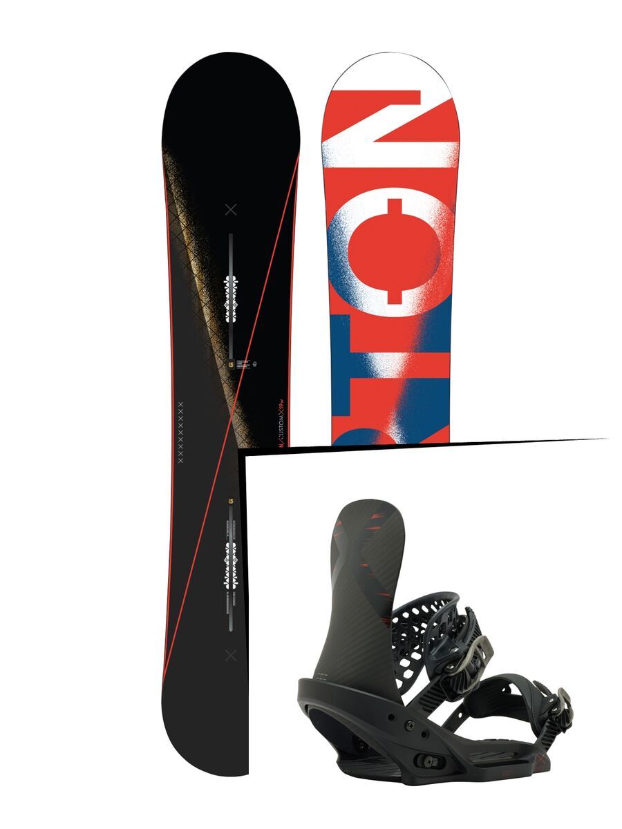 Burton Set: Custom X Wide 2016 + Burton X-Base EST - Bild 1