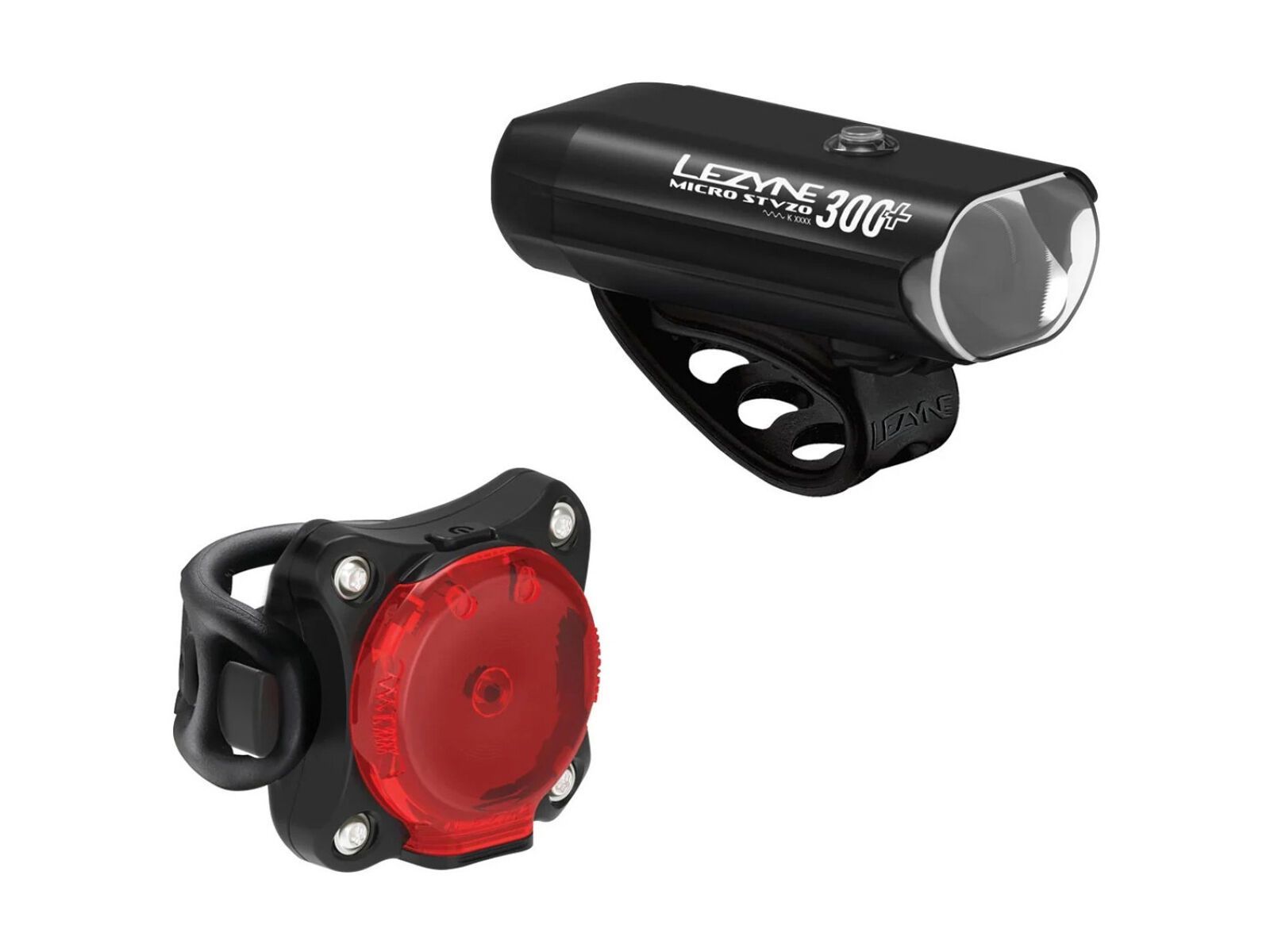 Lezyne Micro StVZO 300+ / Zecto StVZO Rear Set, black - Bild 1