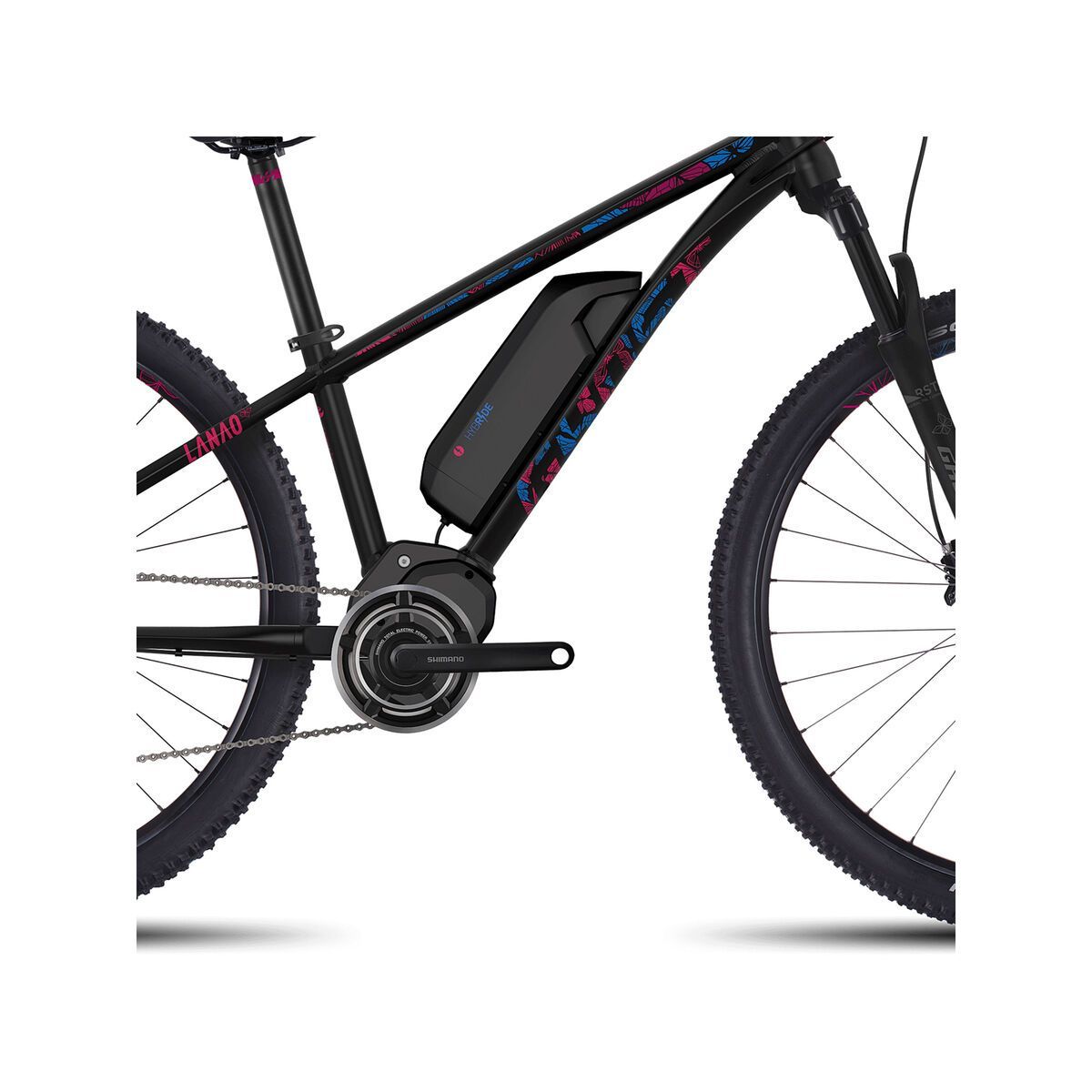 Ghost Hybride Lanao 2 AL 29, night black/riot blue/fuchsia pink - Bild 3