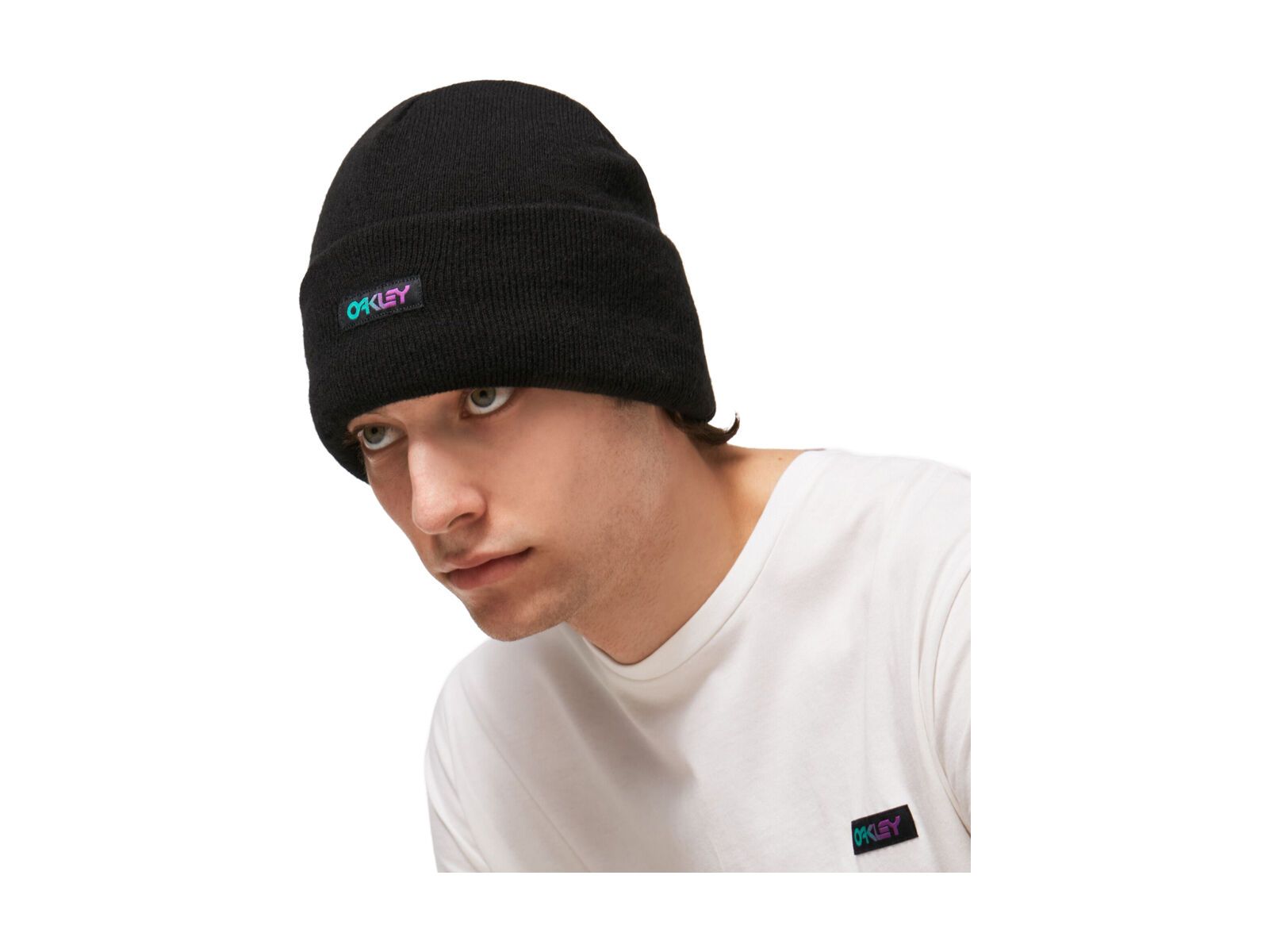 Oakley B1B Gradient Patch Beanie, blackout - Bild 4