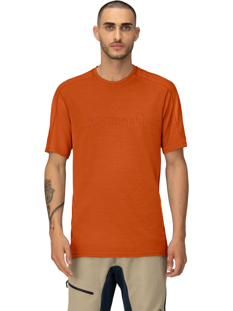 Norrona falketind equaliser merino T-Shirt M's, gold flame - Bild 3