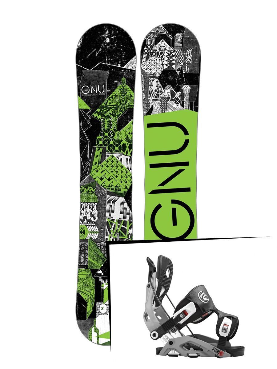 Set: Gnu Carbon Credit 2017 + Flow Fuse (1513142S) - Bild 1