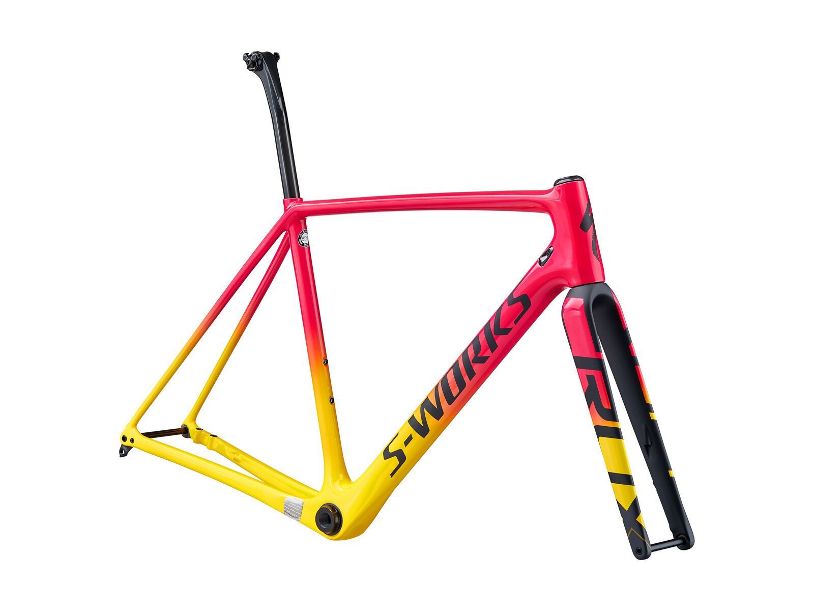 Specialized S-Works CruX Frameset, gloss golden yellow/vivid pink/black - Bild 1