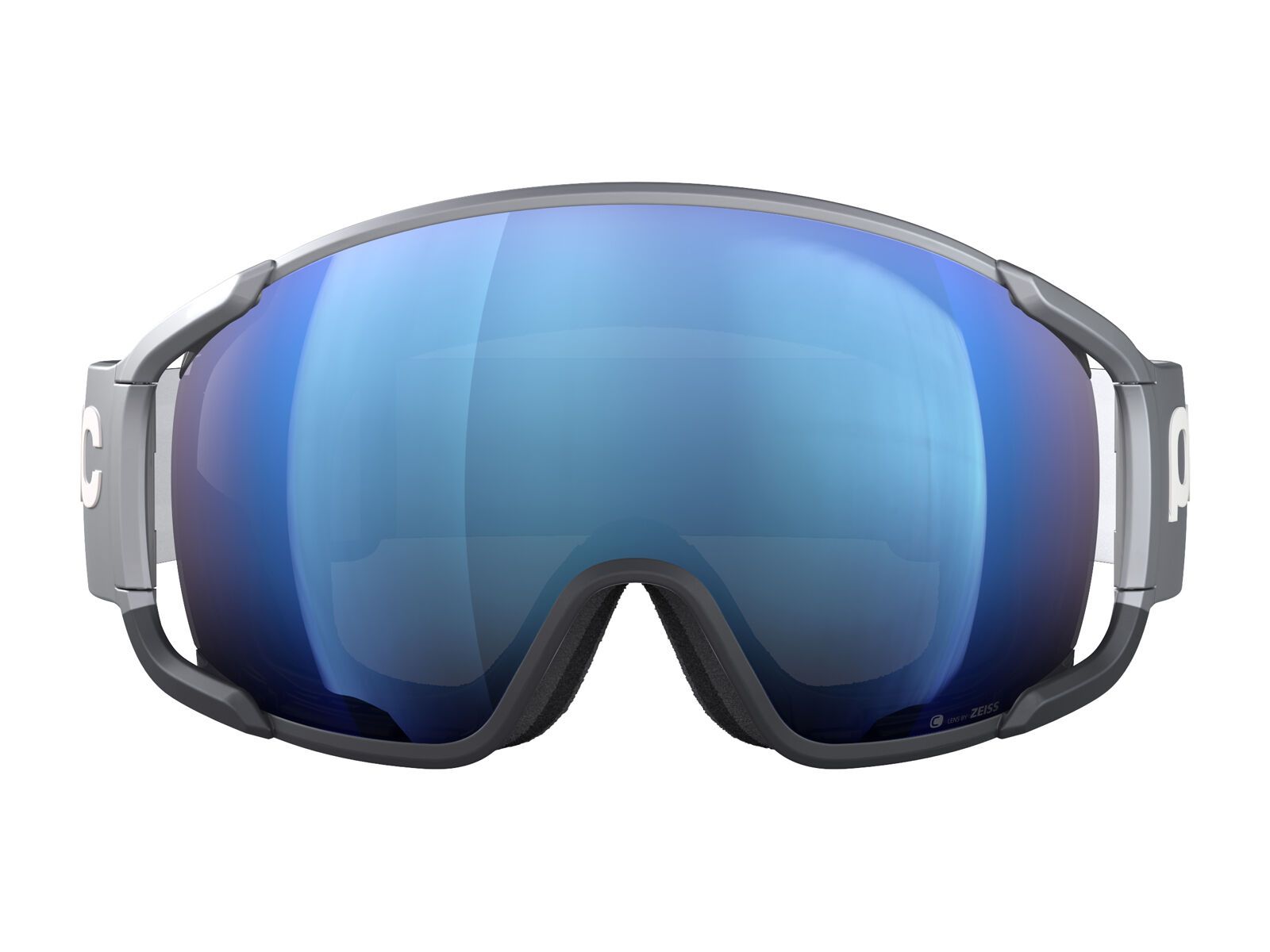 POC Zonula Race Clarity Hi. Int. Partly Sunny Blue, argent. silver/urani. black - Bild 2