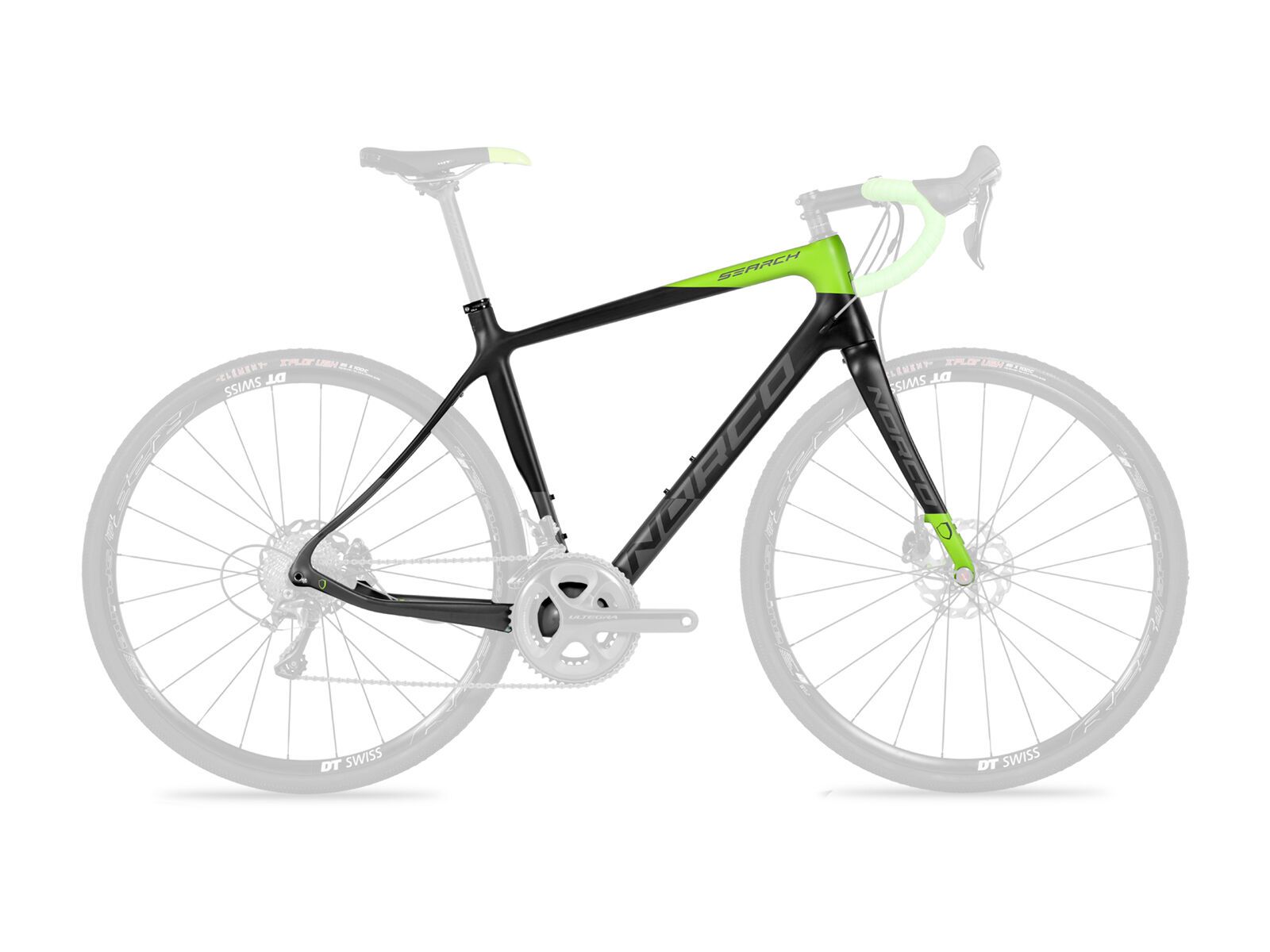 Norco Search C Frame & Fork, green/grey - Bild 1