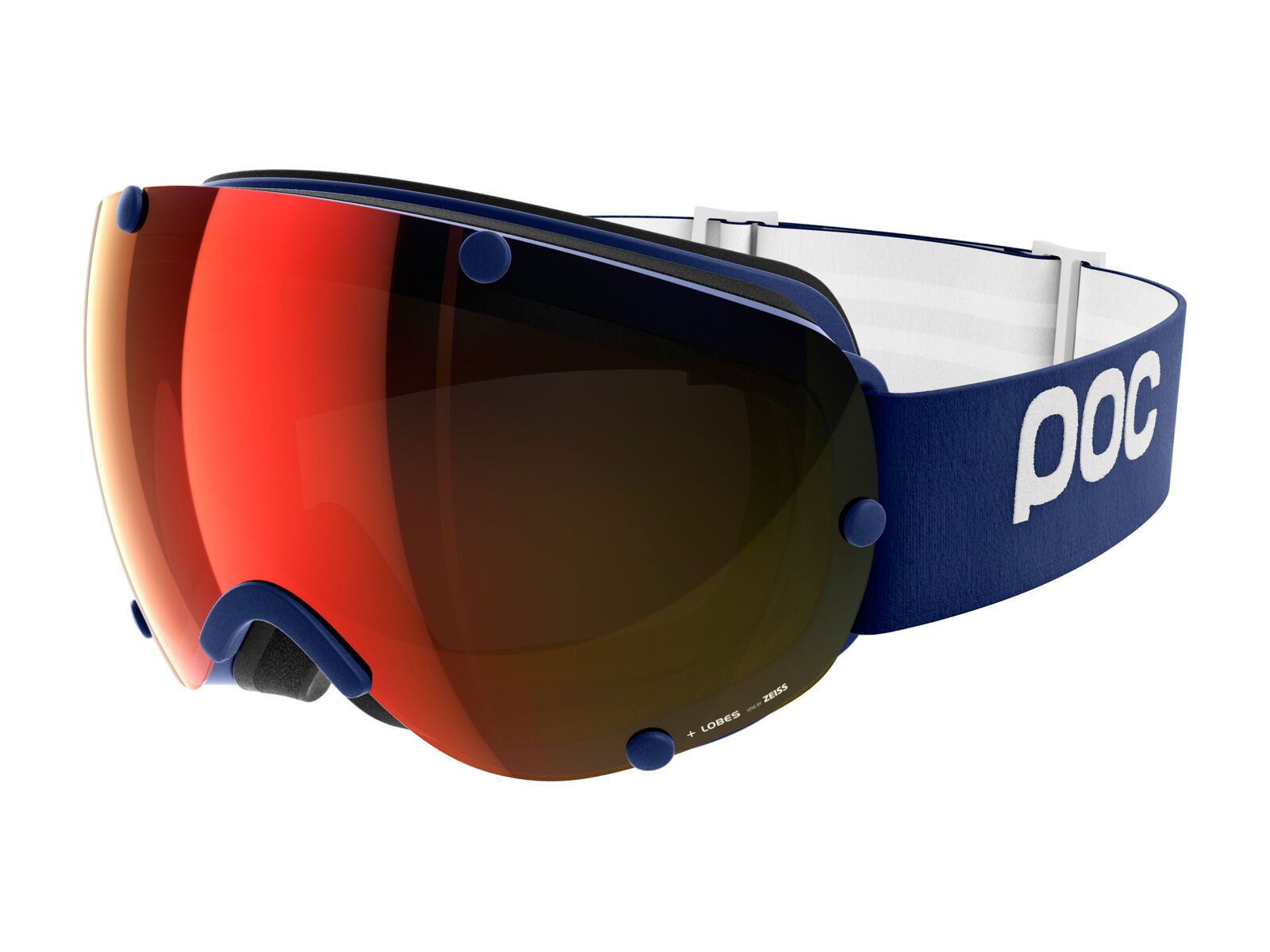 POC Lobes inkl. Wechselscheibe, butylene blue/Lens: persimmon red mirror - Bild 1