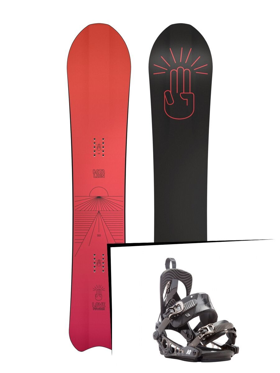 Set: Bataleon Love Powder 2017 + K2 Cinch Tryst (1728788S) - Bild 1