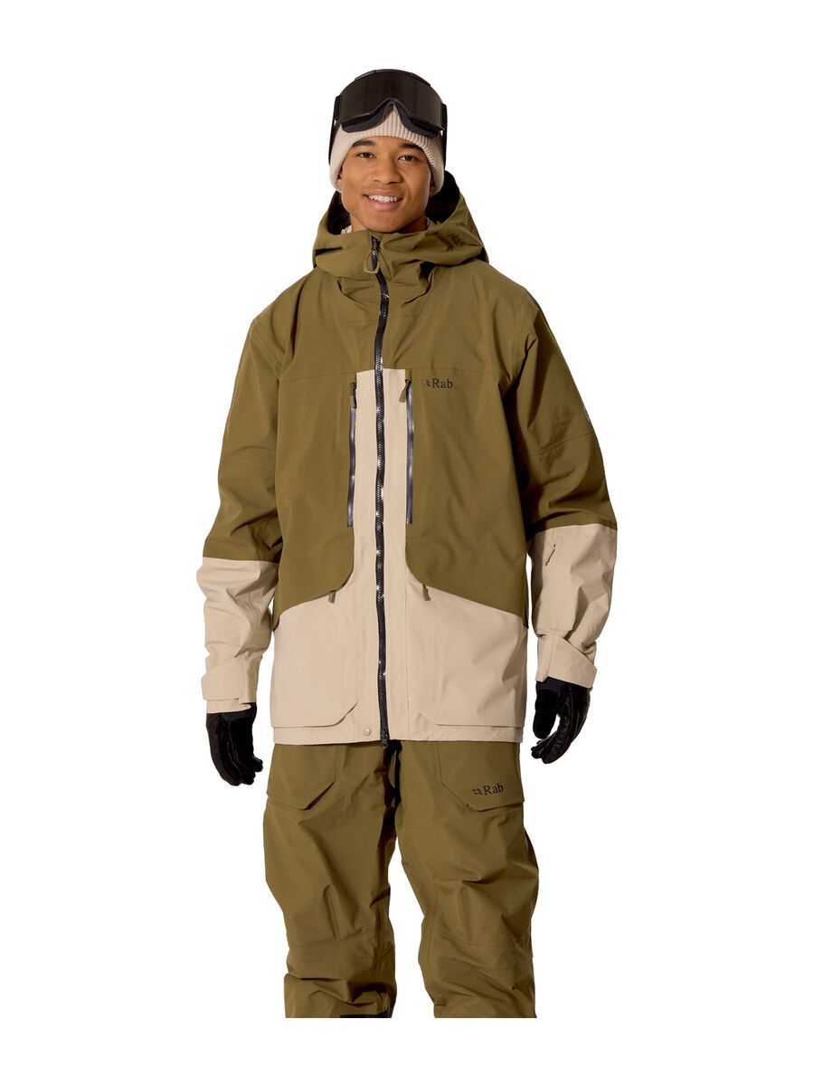 Rab Bigline Jacket, oak/dark pebble - Bild 3