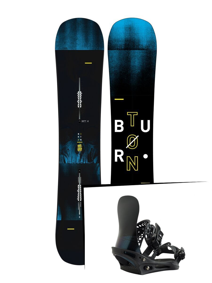 Set: Burton Instigator Wide 2019 + Burton X-Base black matte - Bild 1