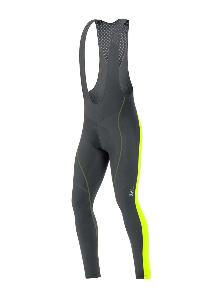 Gore Bike Wear Element Thermo Bibtights+, black/neon yellow - Bild 1