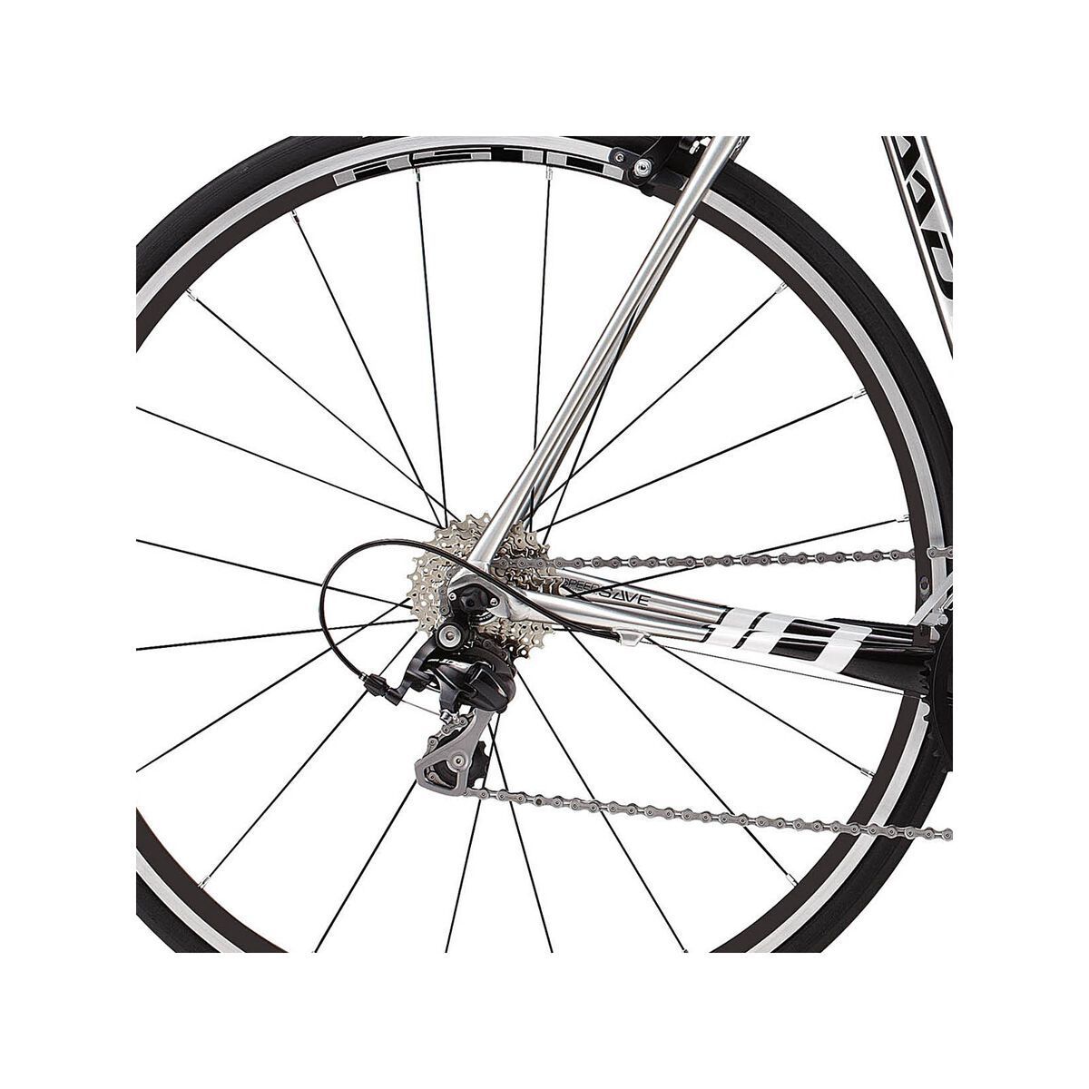 Cannondale CAAD 10 5 105 Triple, brushed aluminum w/ jet black and magnesium white accents gloss - Bild 3