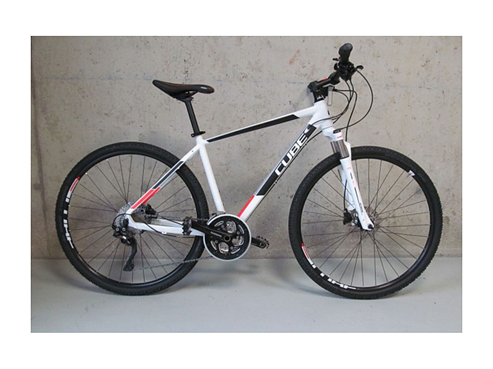 *** 2. Wahl *** Cube Cross 2017, white´n´flashred - Fitnessbike | Größe 50 cm - Bild 2