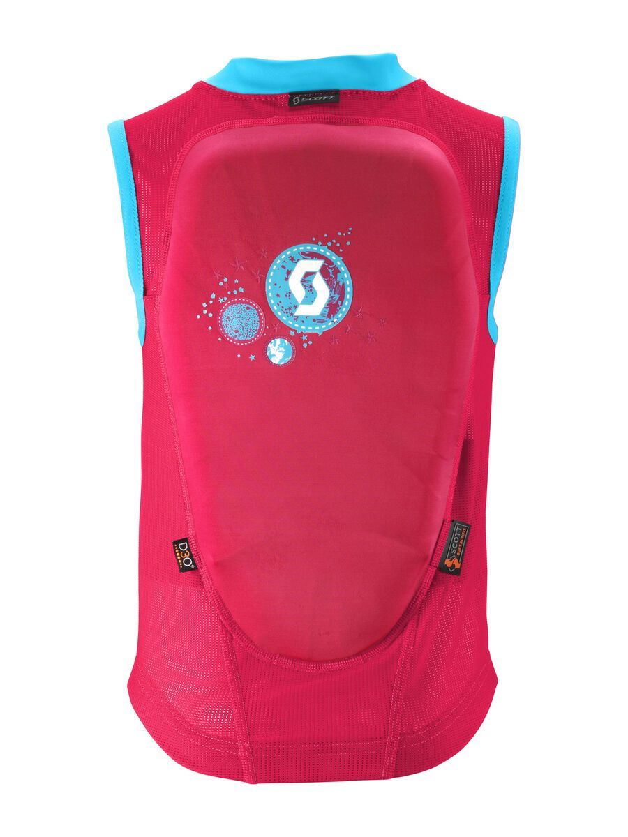 Scott Junior Actifit Vest Protector, berry pink/bermuda blue print - Bild 2