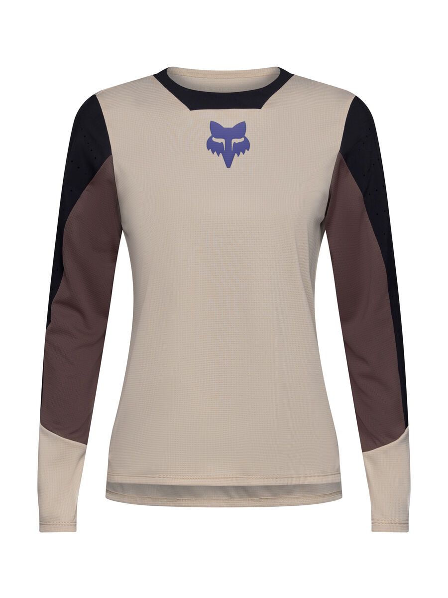 Fox Womens Defend Long Sleeve Jersey Park SE, chalk - Bild 1
