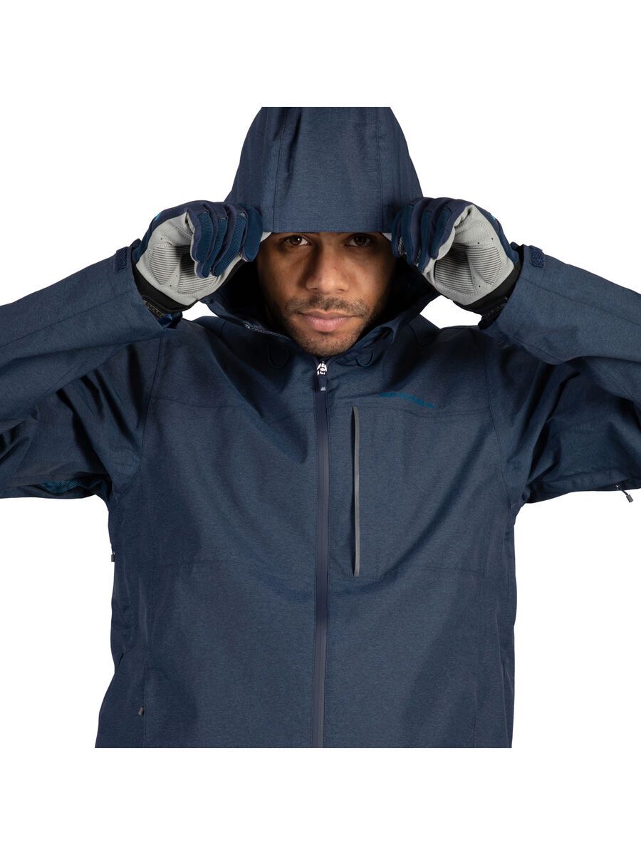 Endura Hummvee Wasserdichte Kapuzenjacke, ink blue - Bild 5