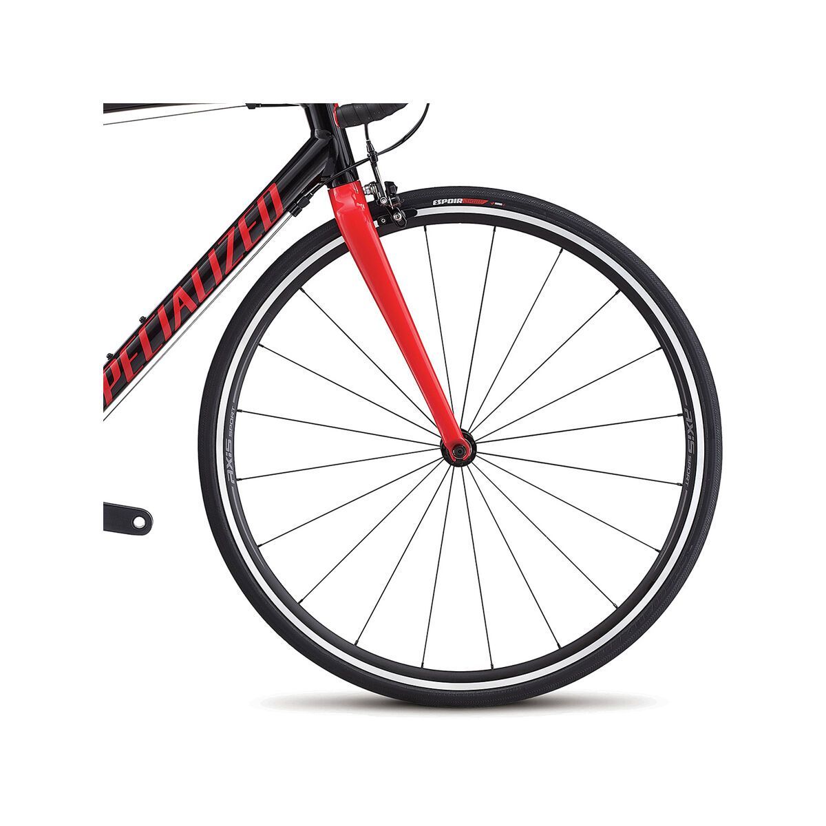Specialized Allez E5 Sport, gloss tarmac black/flo red/white - Bild 2