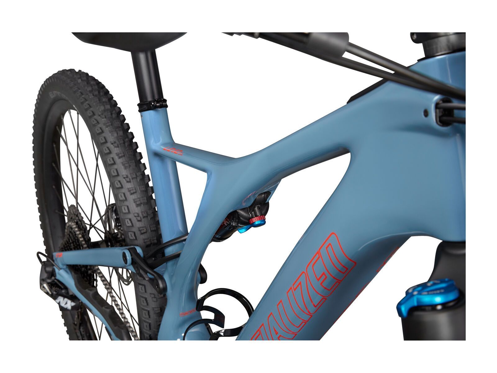 Specialized Turbo Levo SL Comp Carbon, storm grey/rocket red - Bild 7