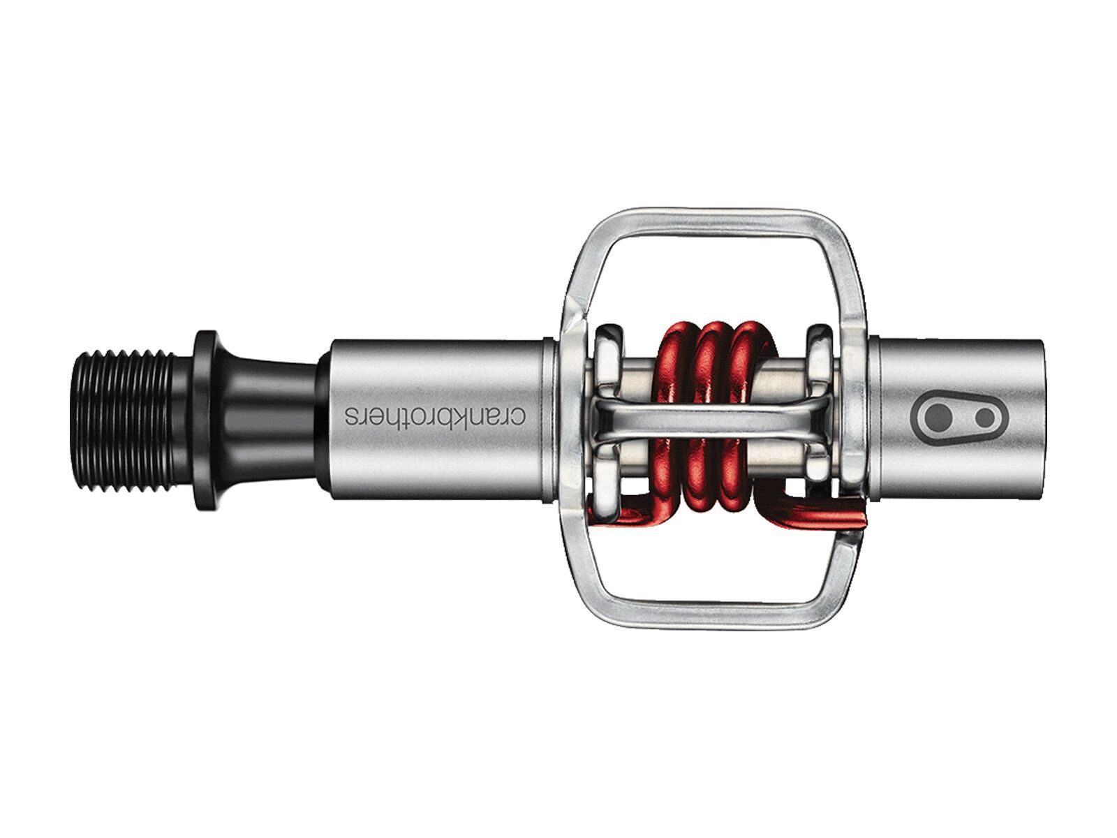 Crankbrothers Eggbeater 1, silber/rot - Bild 1