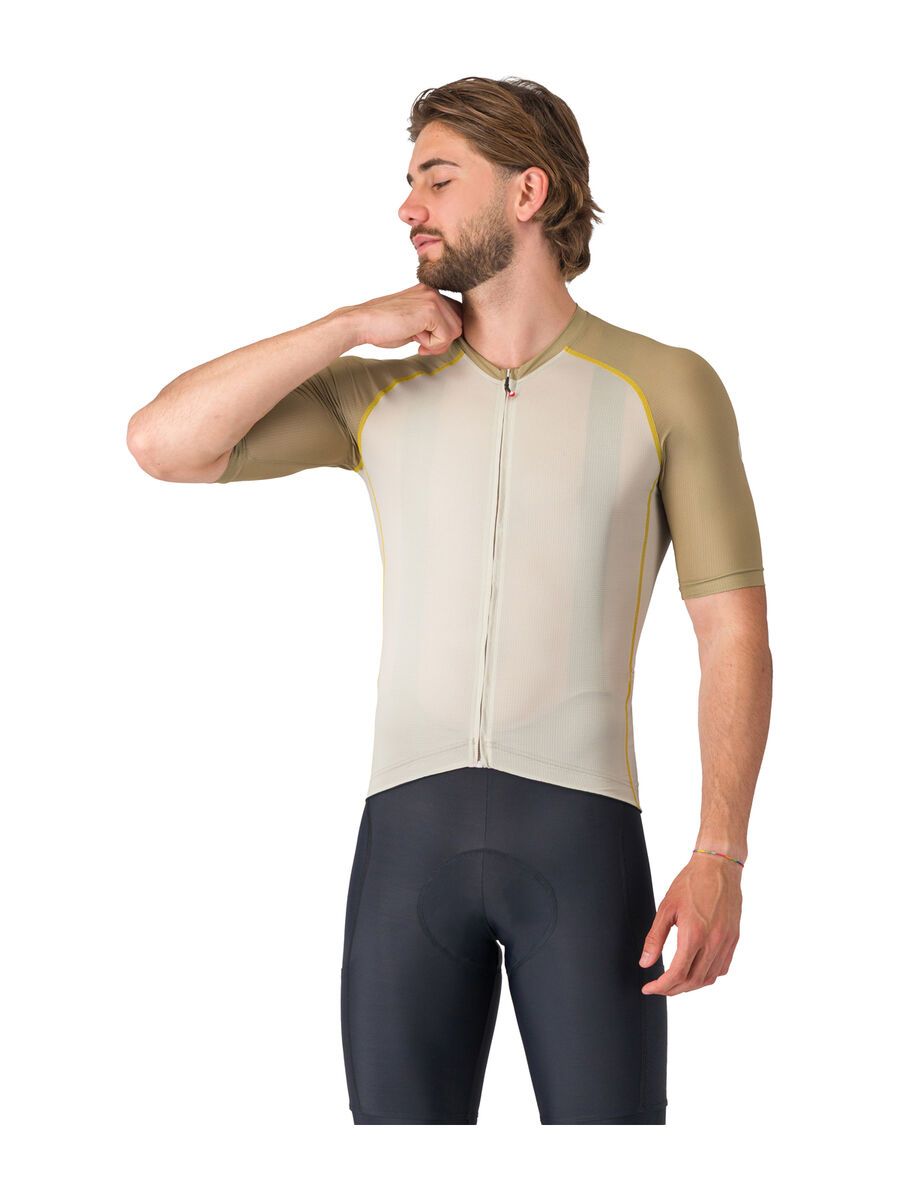 Castelli Unlimited Endurance 3 Jersey, silver moon/elmwood/mango moji - Bild 2