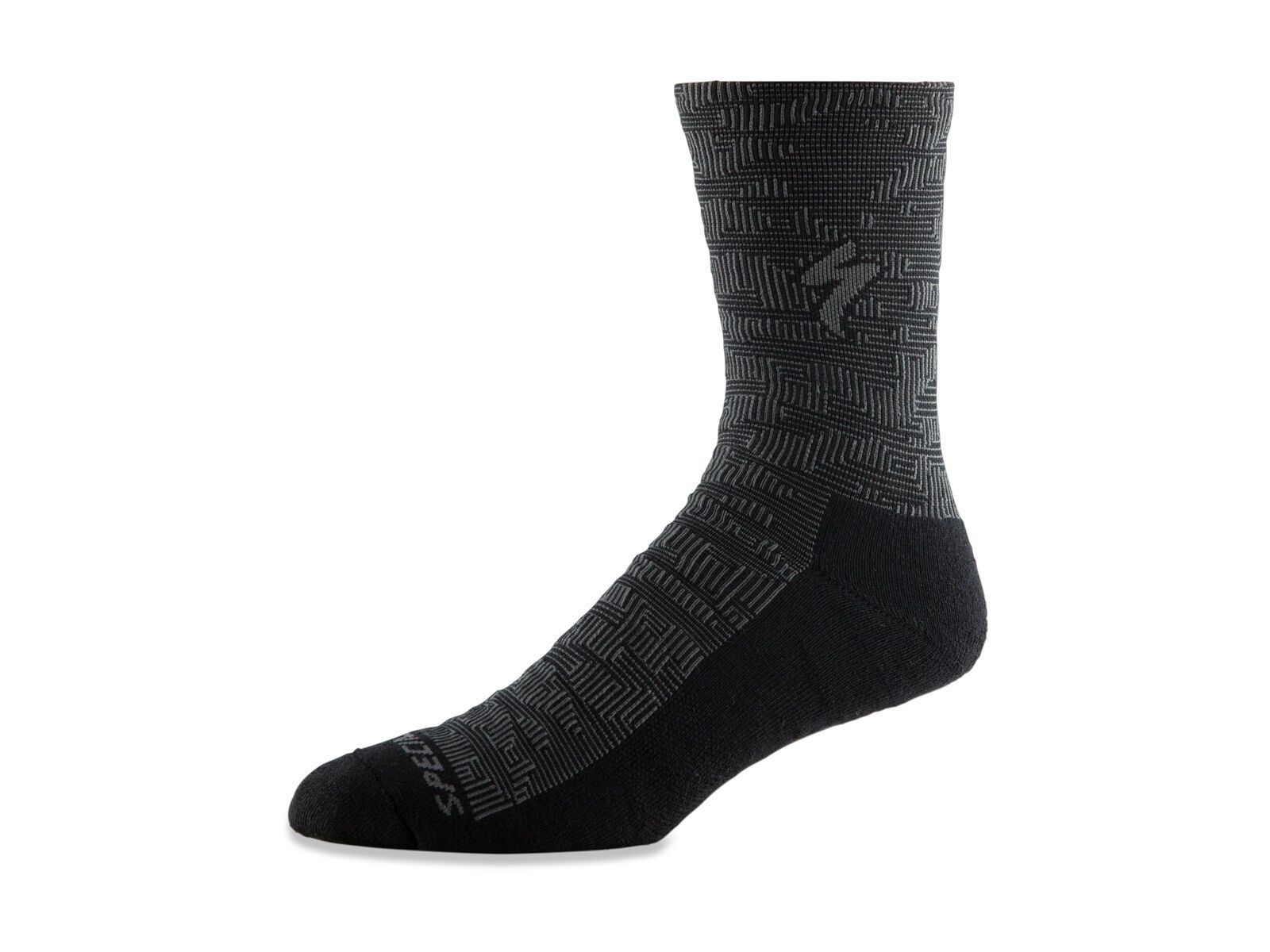 Specialized Techno MTB Tall Sock, black/charcoal terrain - Bild 2