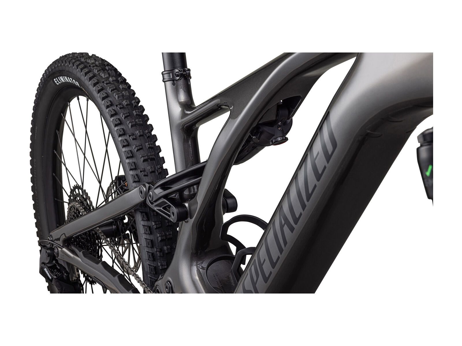 Specialized Turbo Levo Carbon, smoke/black BIKERBOARDER.DE