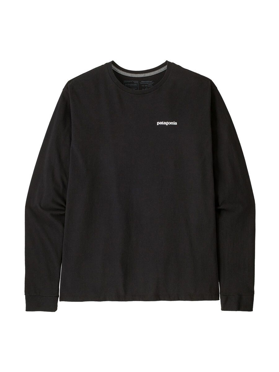 Patagonia Men's Long-Sleeved P-6 Logo Responsibili-Tee, black - Bild 1