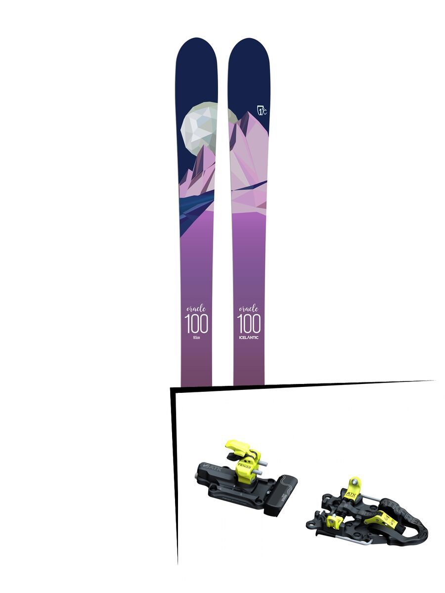 Set: Icelantic Oracle 100 2018 + ATK Freeraider 14 2.0 - Bild 1
