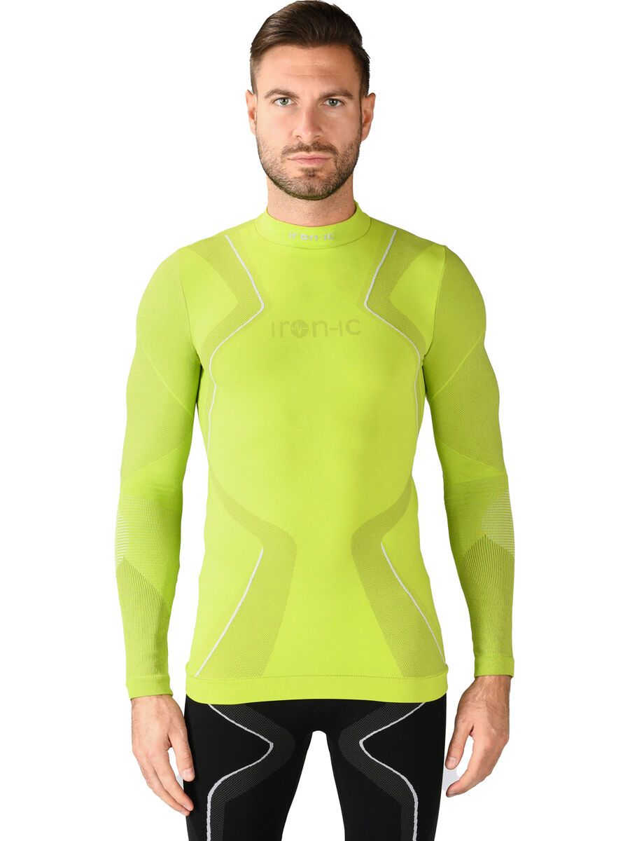 Iron-ic Long-Sleeve T-Shirt Performance 3DN - Man, lime - Bild 1