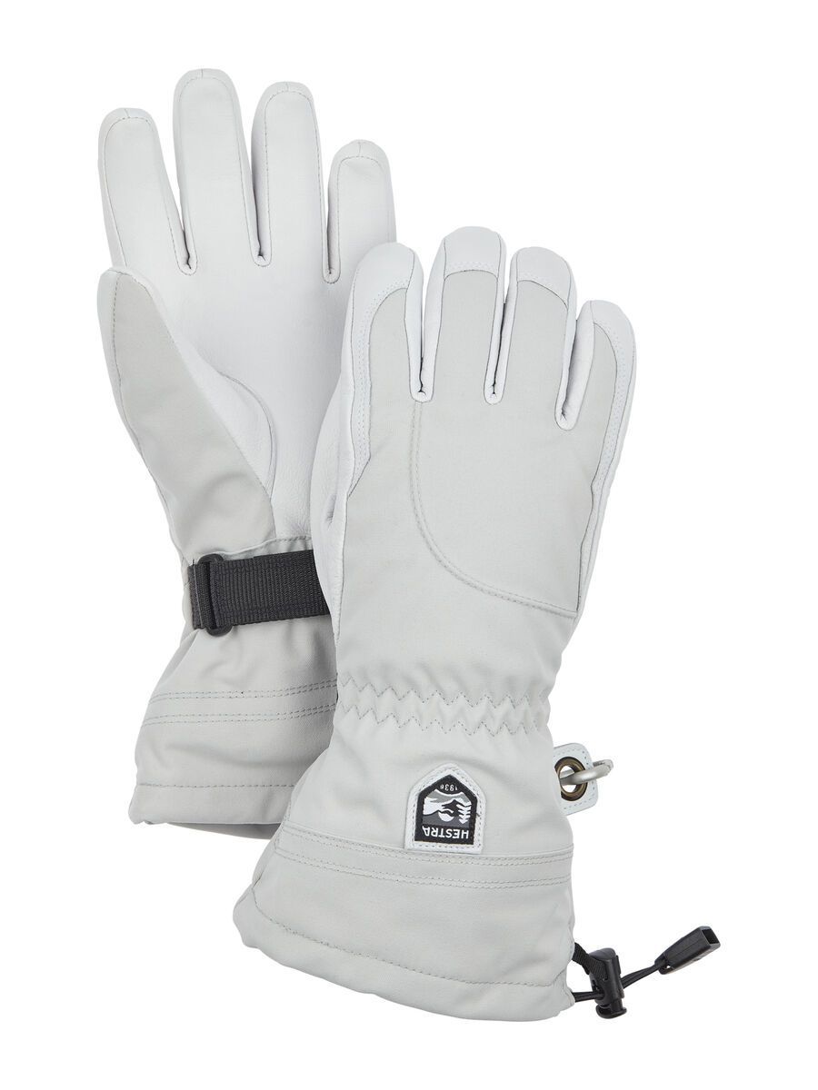 Hestra Heli Ski Female 5 Finger, pale grey / offwhite - Bild 1