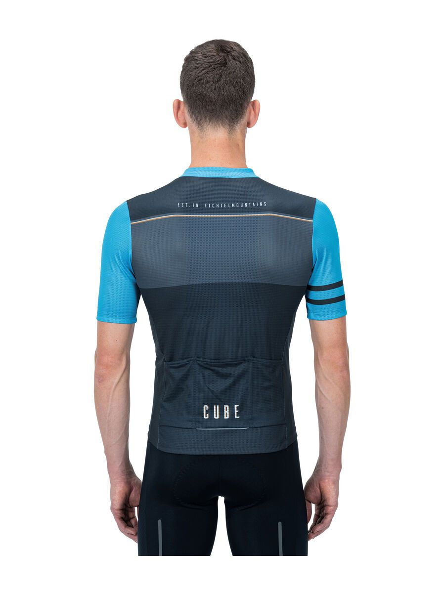 Cube Blackline Trikot Cross, grey´n´blue - Bild 3