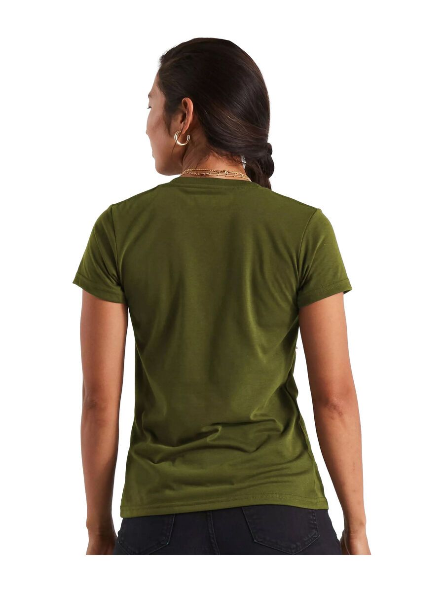 Specialized S-Logo T-Shirt Damen kurzarm, olive green - Bild 4