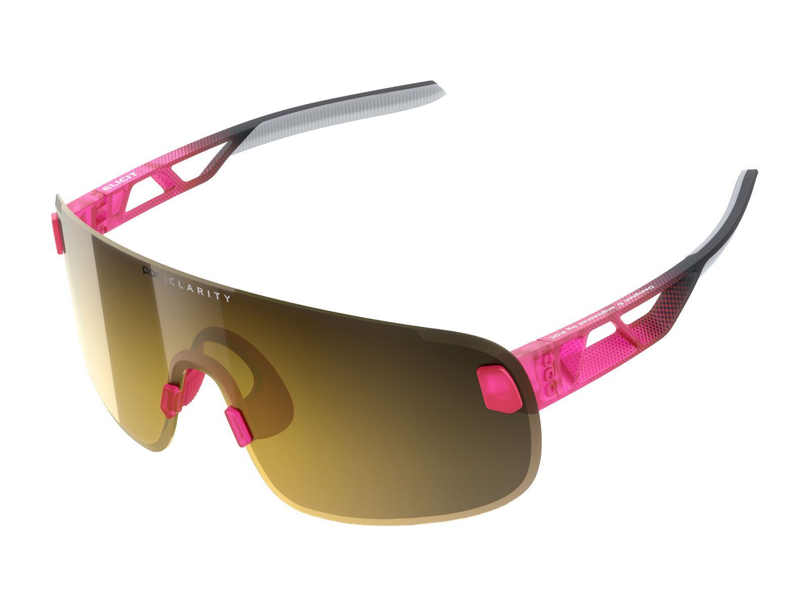 POC Elicit, Clarity Road Gold / fluo pink/uranium black transl. - Bild 1