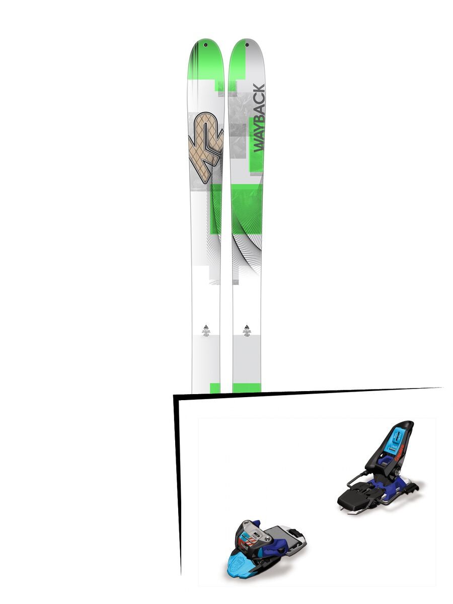 K2 SKI Set: Wayback 96 2016 + Marker Squire 11 - Bild 1