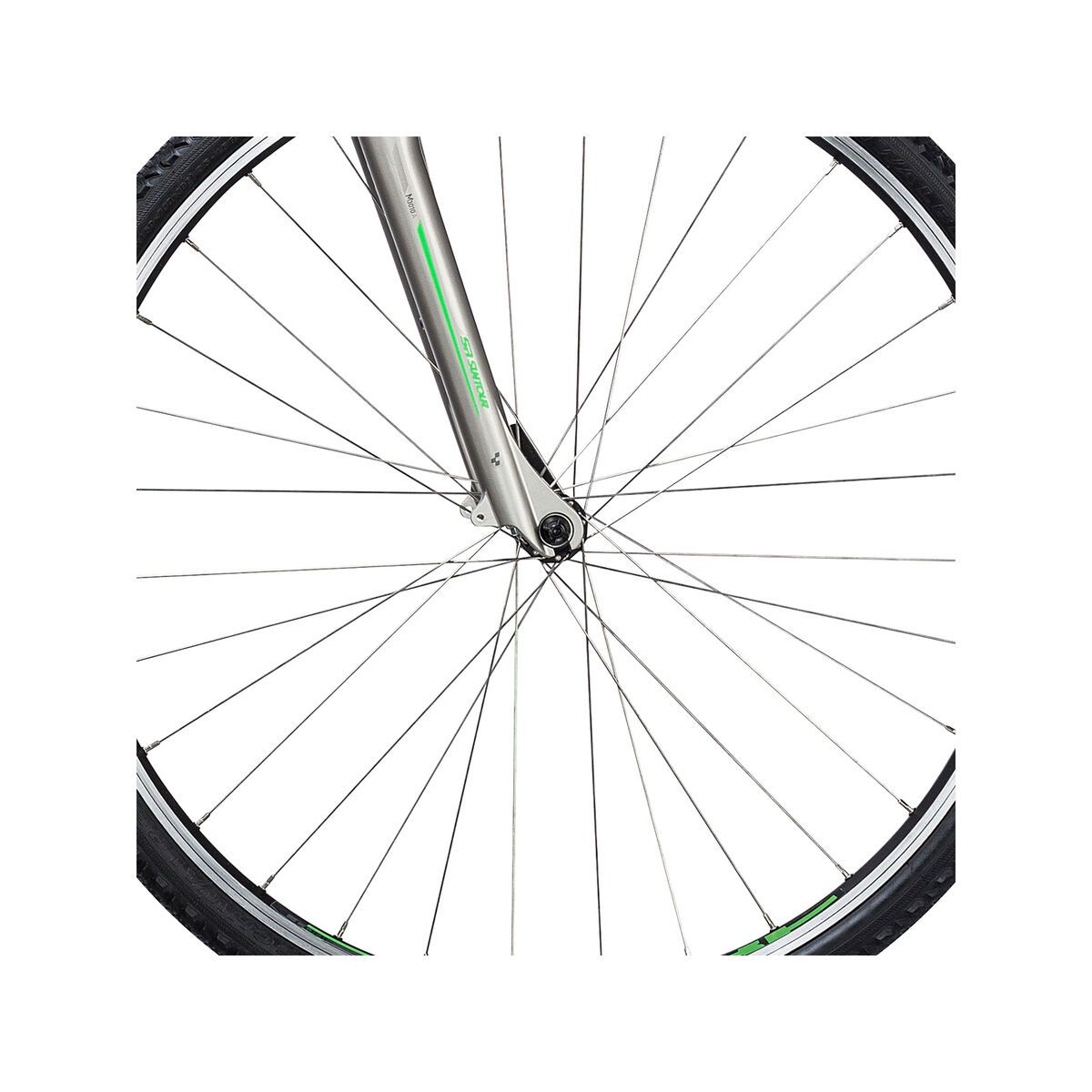 Cube Curve, silver´n´flashgreen - Bild 2