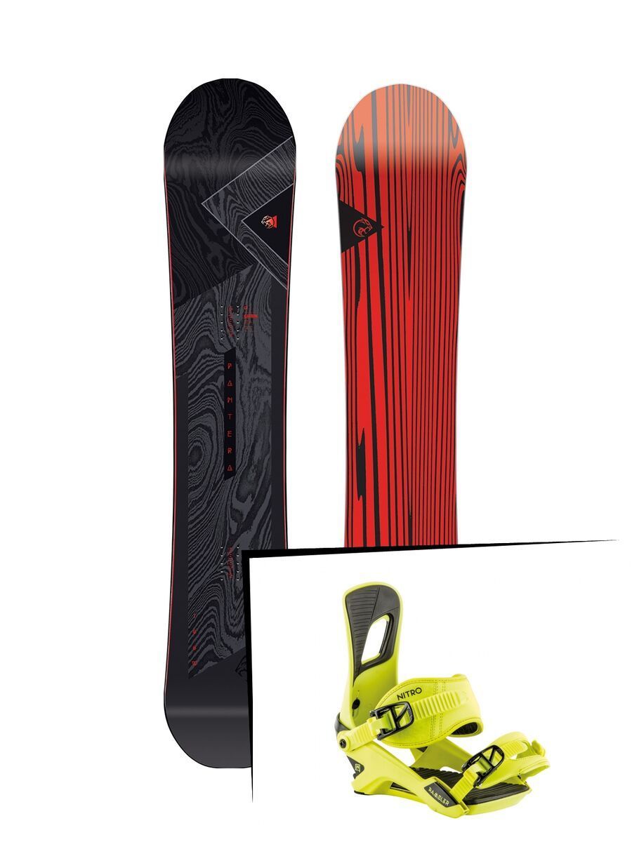 Set: Nitro Pantera Wide 2019 + Nitro Rambler muted brights series toxic - Bild 1