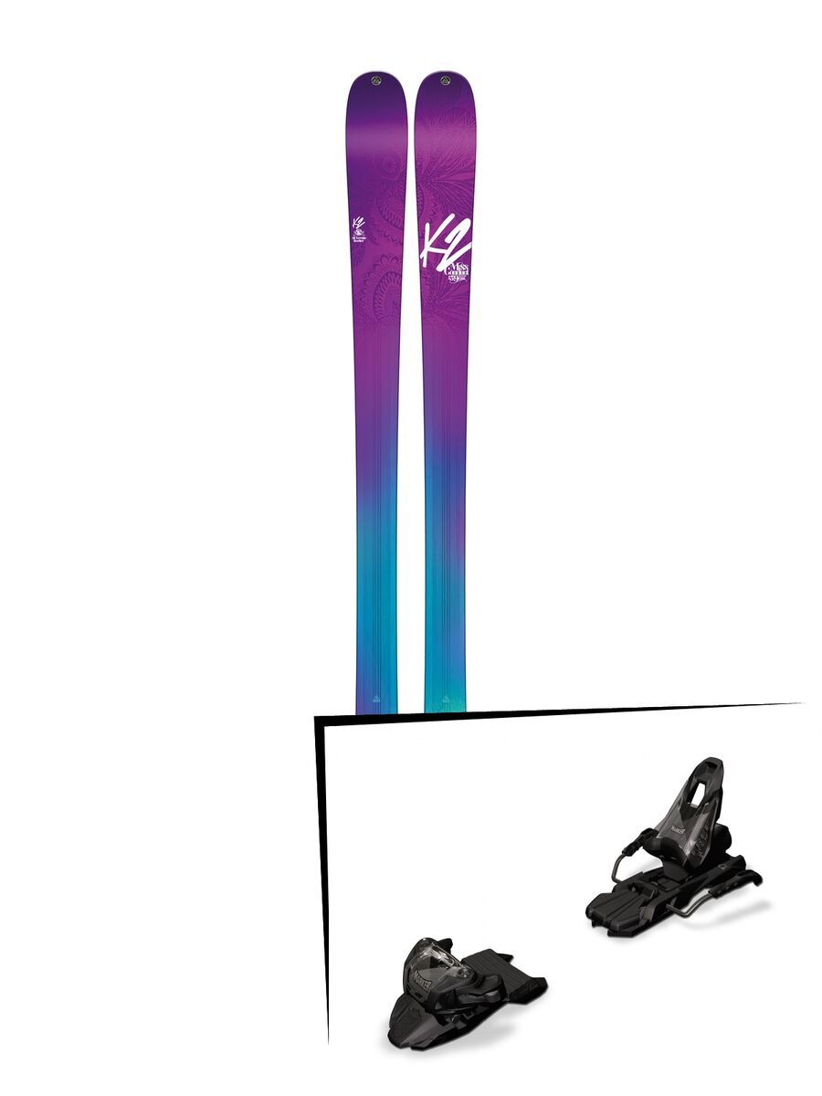 Set: K2 Missconduct 2016 + Free Ten inkl. Screw-Kit 100 mm, black - Skiset - Bild 1