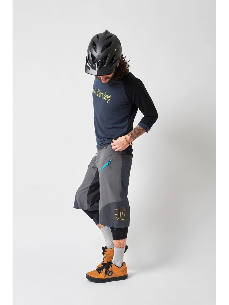 dirtlej Trailscout Half & Half Men, grey/turquoise - Bild 7