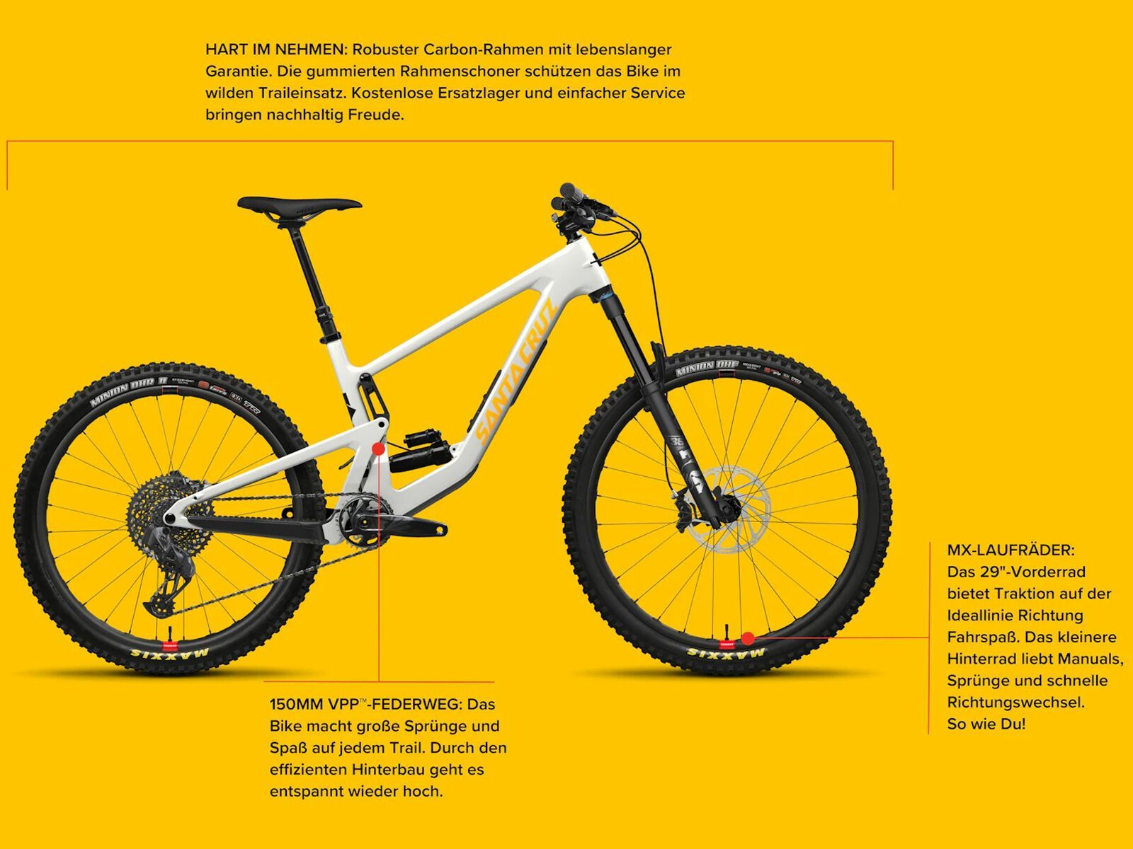 Santa Cruz Bronson CC / X01 AXS / RSV / MX, matte dark matter - Bild 4