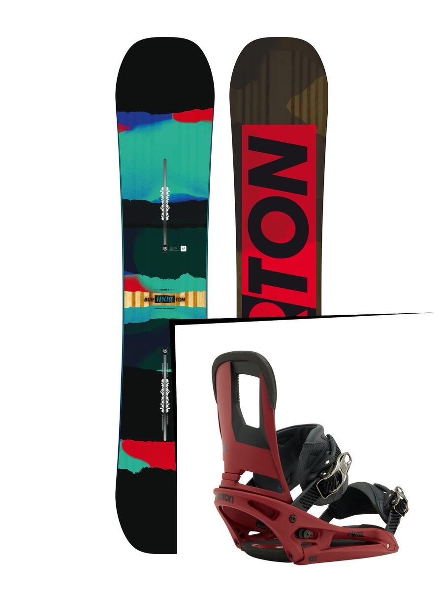 Burton Set: Process Flying V Wide 2016 + Burton Cartel EST - Bild 1