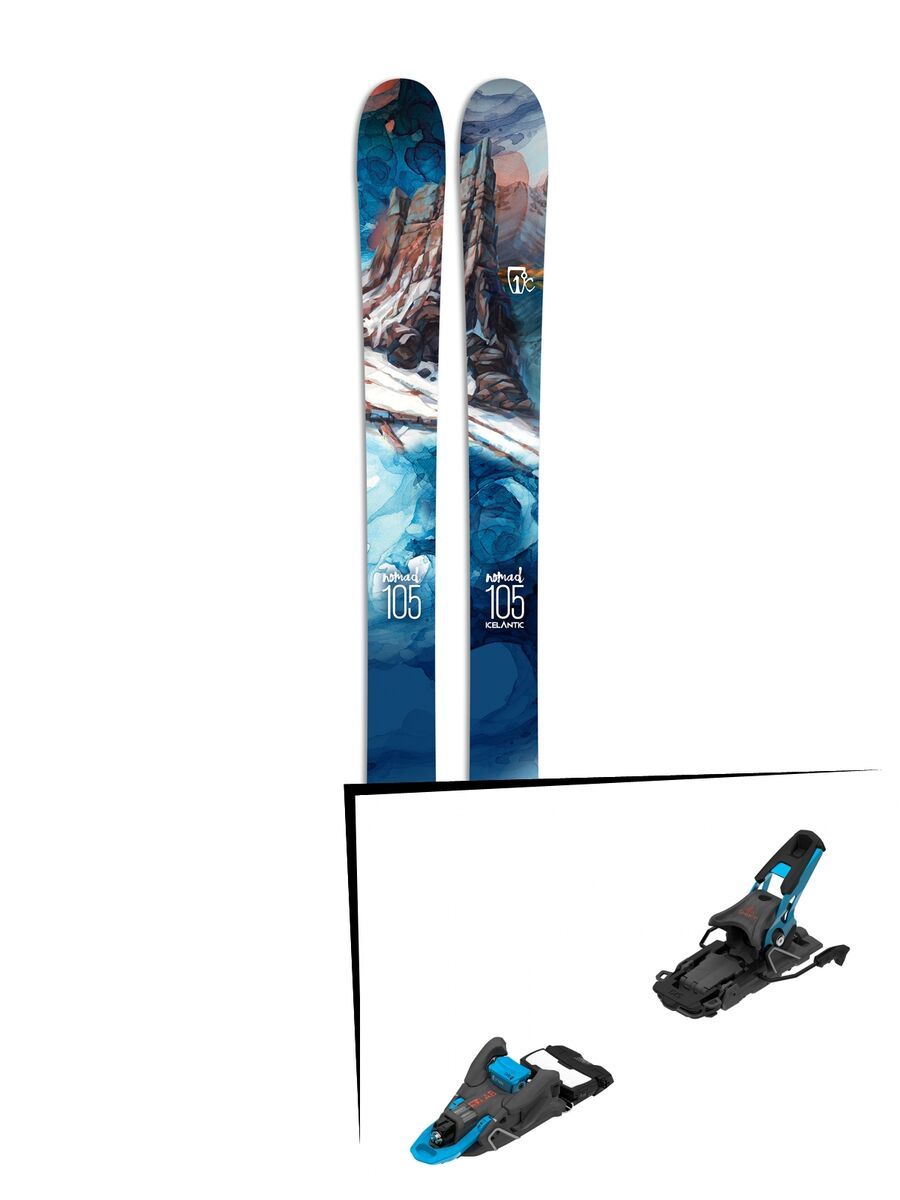 Set: Icelantic Nomad 105 2017 + Salomon S/Lab Shift MNC (2212365) - Bild 1