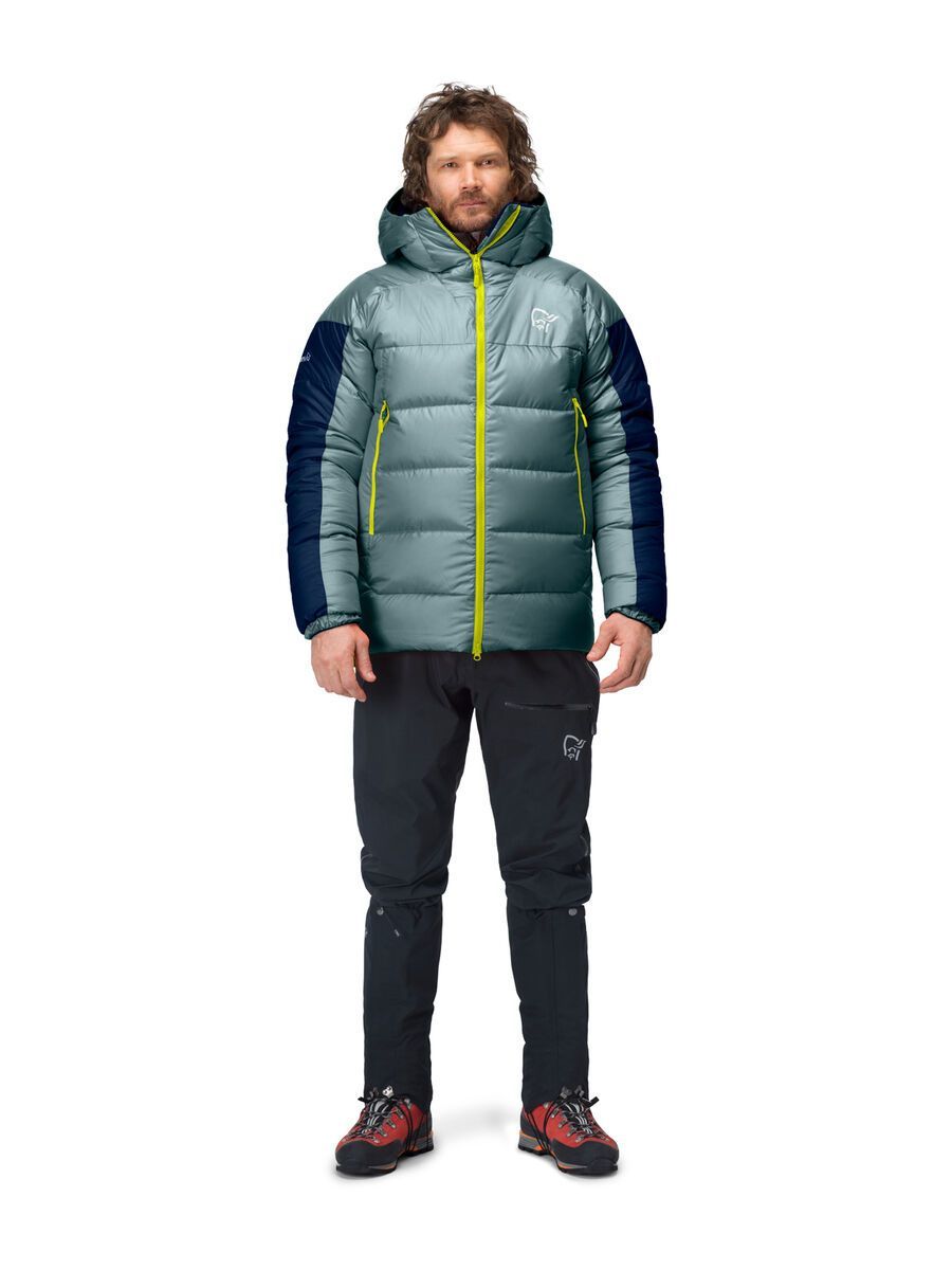 Norrona trollveggen down850 Jacket M's, north atlantic - Bild 3