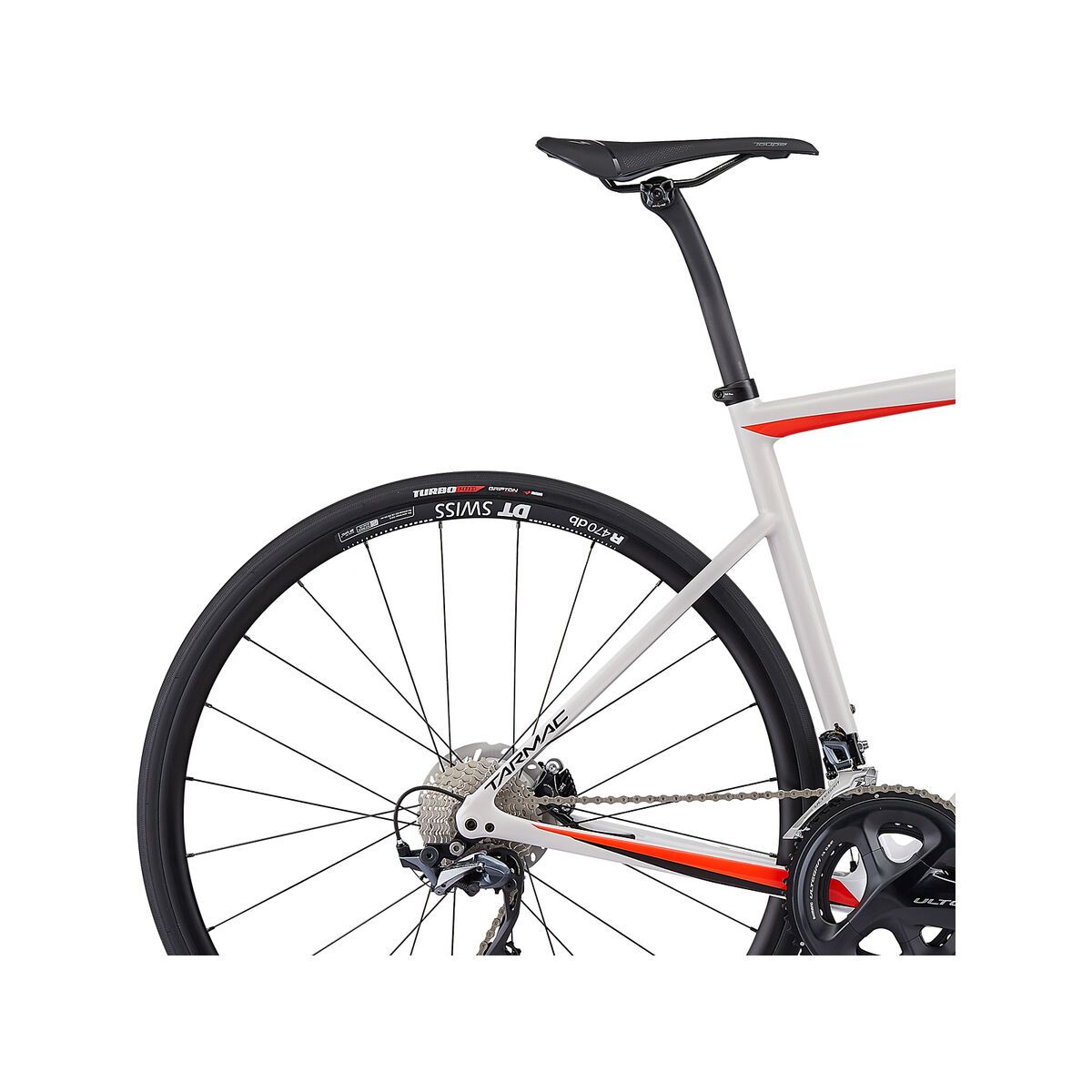Specialized Tarmac Disc Comp, gloss metallic white silver/rocket red/tarmac black - Bild 7
