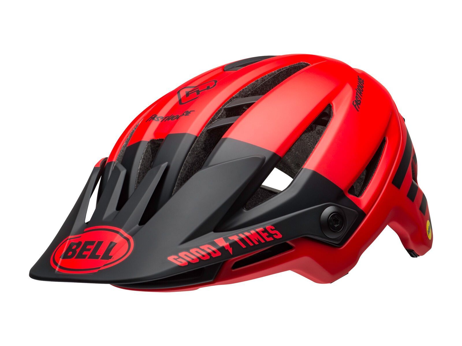 Bell Sixer MIPS Fasthouse, fasthouse matte red/black - Bild 1