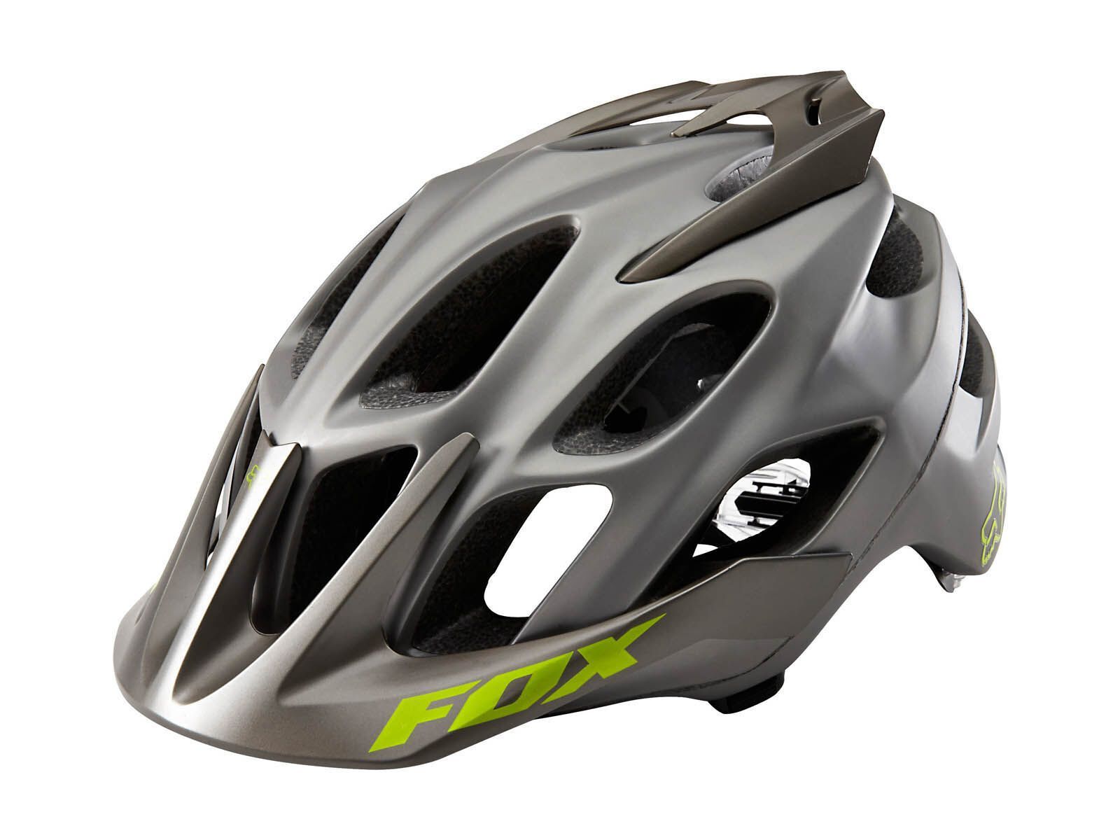 Fox Flux Helmet, titanium - Bild 1