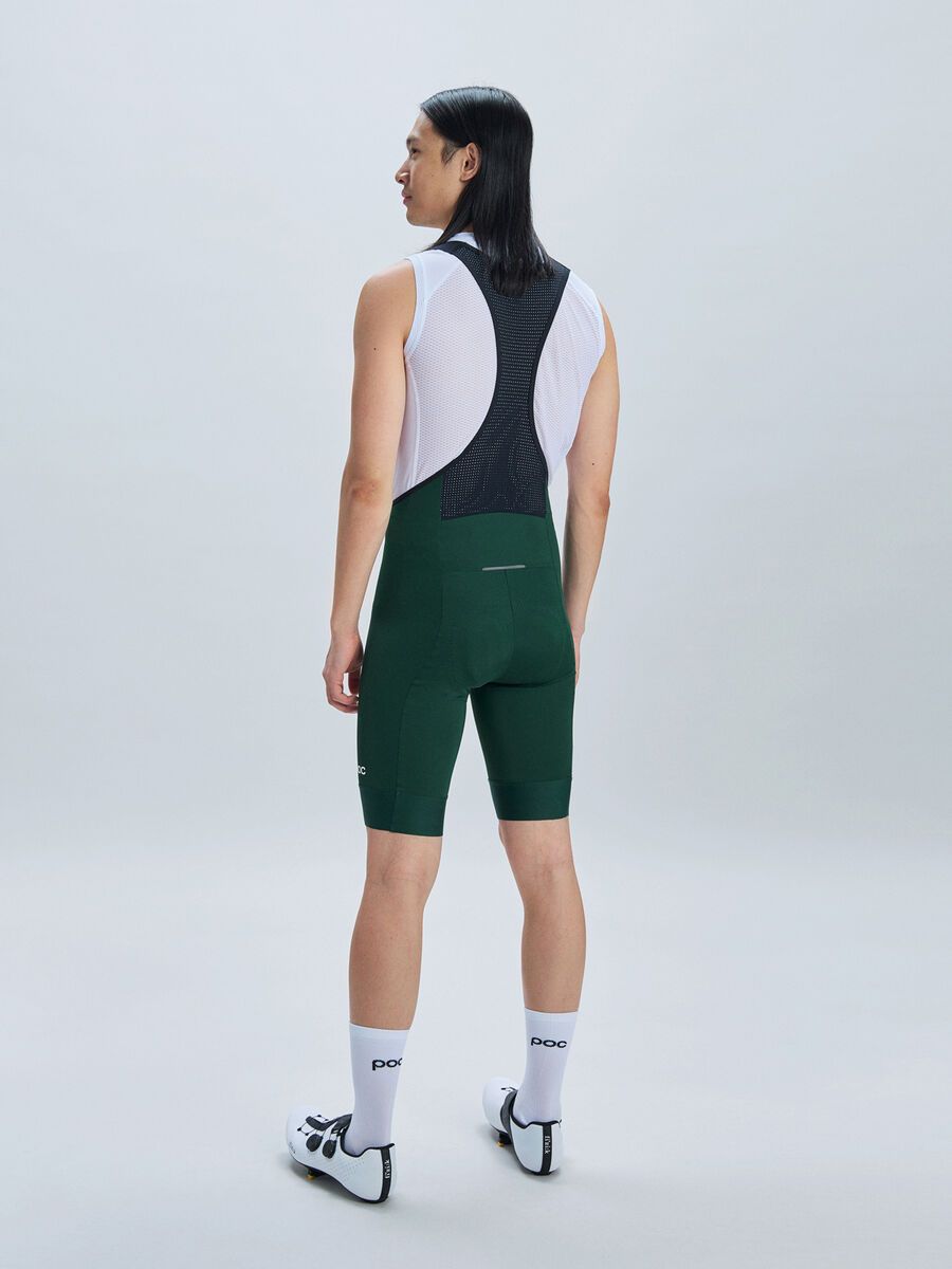 POC M's Cadence Bib Shorts, pargasite green - Bild 5