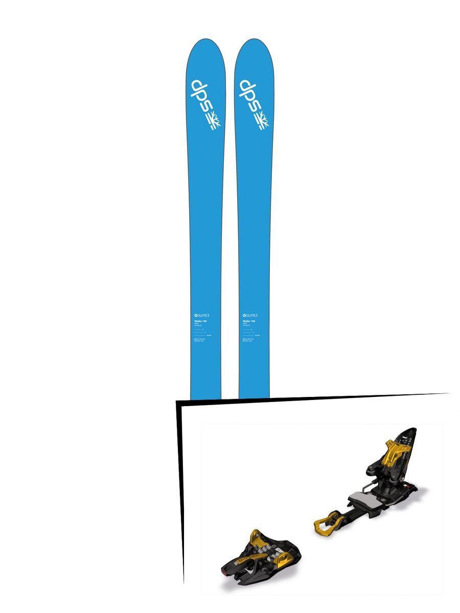Set: DPS Skis Wailer 106 2017 + Marker Kingpin 10 (1289301) - Bild 1